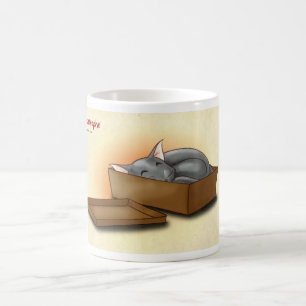 Caneca De Café Em uma caixa