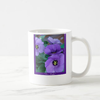 Caneca De Café Embaçamento roxo - de "gotas orvalho "