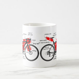 Caneca De Café Embalagem de Bike