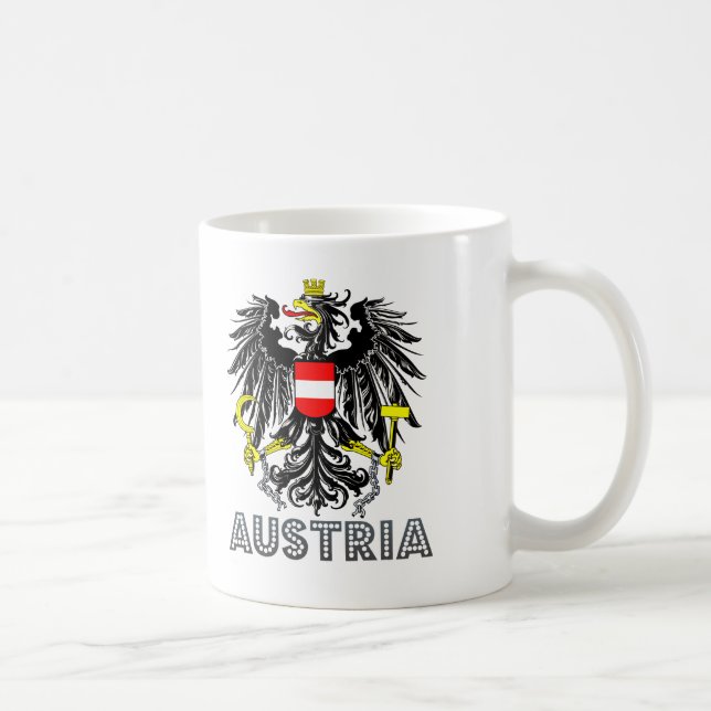 Caneca De Café Emblema austríaco (Direita)