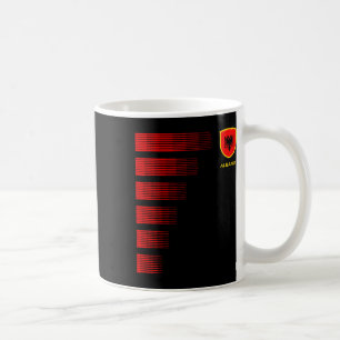 Caneca De Café Emblema da Bandeira da Alnia - Orgulho Ancestral A