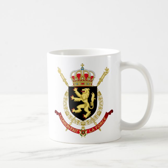 Caneca De Café emblema da Bélgica (Direita)