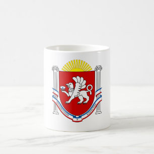 Caneca De Café Emblema da Crimeia