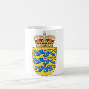 Caneca De Café emblema da Dinamarca