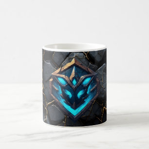 Caneca De Café Emblema da Rune Blue Frost