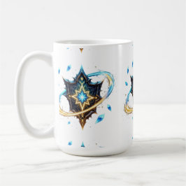 Caneca De Café Emblema de Fantasia com Lâminas Flutuantes – Energ