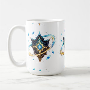 Caneca De Café Emblema de Fantasia com Lâminas Flutuantes – Energ