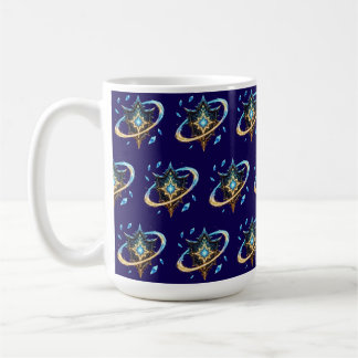 Caneca De Café Emblema de Fantasia com Lâminas Flutuantes – Energ