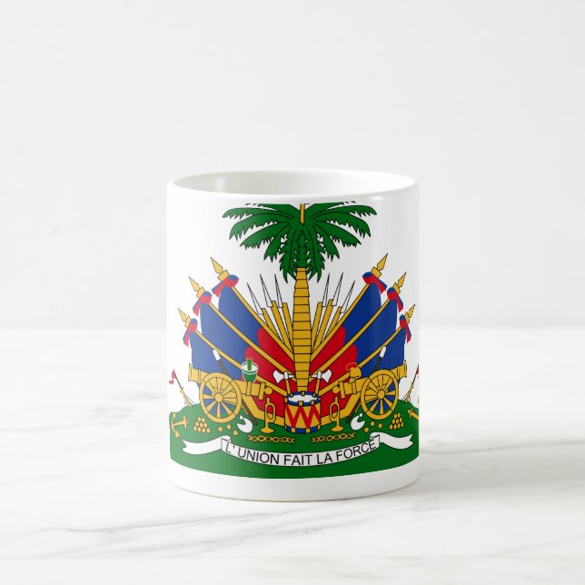 Caneca De Café emblema de haiti (Centro)