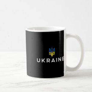 Caneca De Café Emblema do Brasão da Ucrânia Tridente Ucraniano Tr