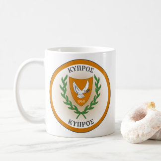 Caneca De Café Emblema do Patrimônio de Chipre