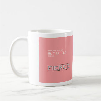 Caneca De Café Embora seja mas pouco, é feroz