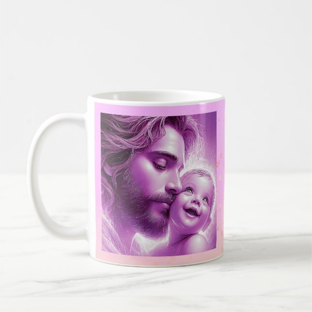 Caneca De Café Embraço Rosa Divino (Esquerda)