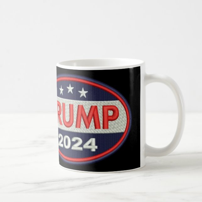 Caneca De Café Embroborismo Oficial Trump 2024 (Direita)