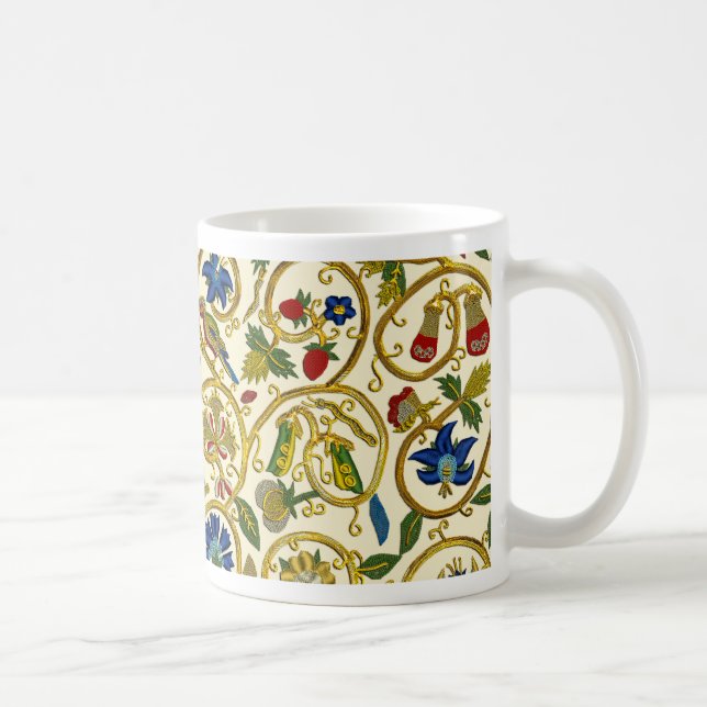 Caneca De Café Embroiderias de espiral Elizabethan - Imitação de  (Direita)