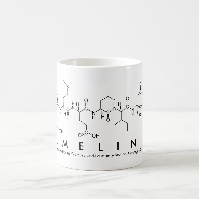 Caneca De Café Emeline peptide name mug (Centro)
