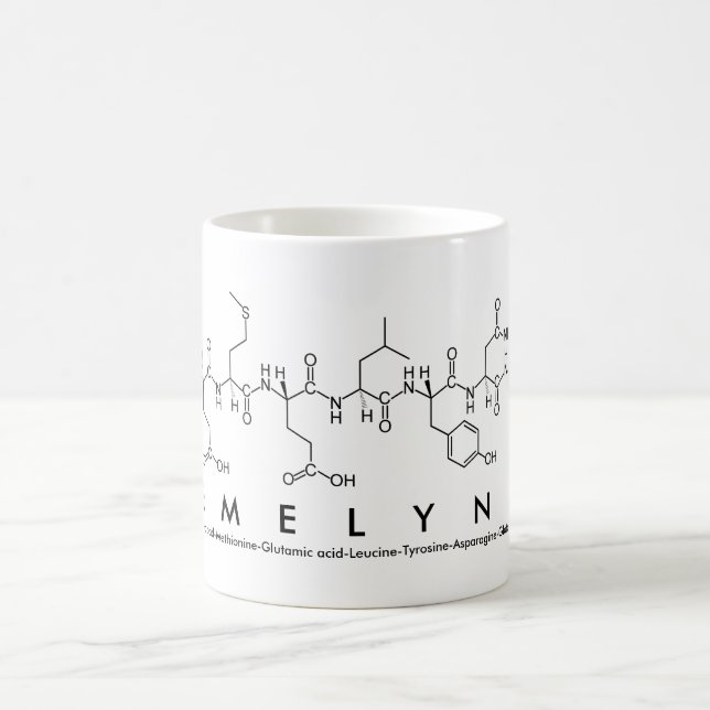 Caneca De Café Emelyne peptide nome mug (Centro)
