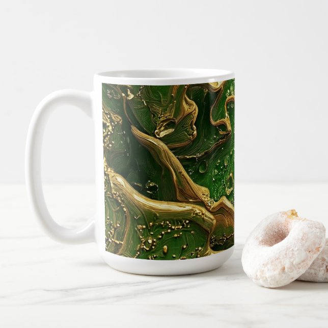 Caneca De Café Emerald Motion (Com Donut)