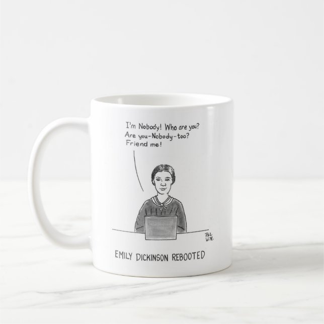 Caneca De Café Emily Dickinson reinicializou (Esquerda)