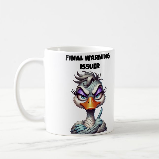 Caneca De Café Emissor de Aviso Final Mamãe (Esquerda)