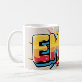 Caneca De Café Emma with an explosion
