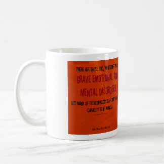Caneca De Café Emocional grave e transtornos mentais