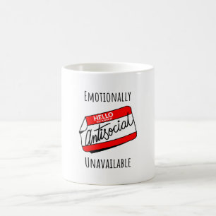 Caneca De Café Emocionalmente Indisponível