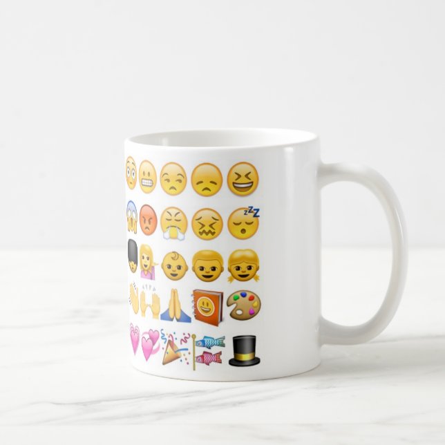 Caneca De Café Emoji (Direita)