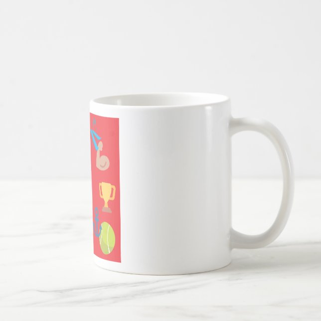 Caneca De Café emoji desportivo (Direita)