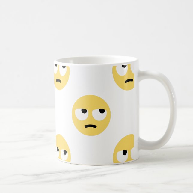 Caneca De Café emoji eye roll (Direita)