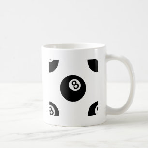 Caneca De Café emoji oito bolas