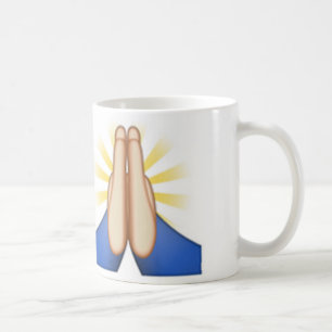 Caneca De Café emoji praying