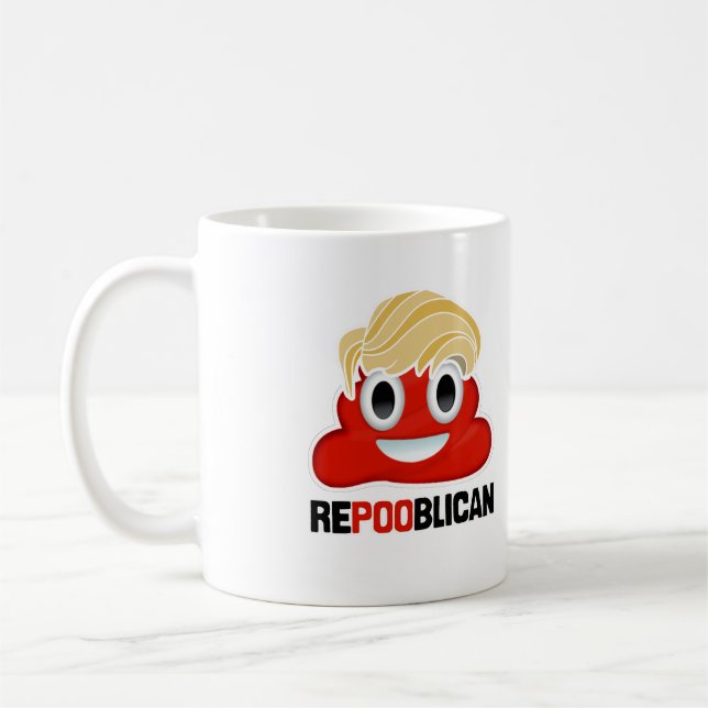 CANECA DE CAFÉ EMOJI REPUBLICANO - -  (Esquerda)