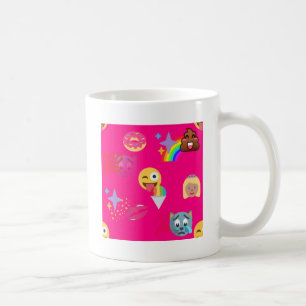 Caneca De Café emoji rosa quente