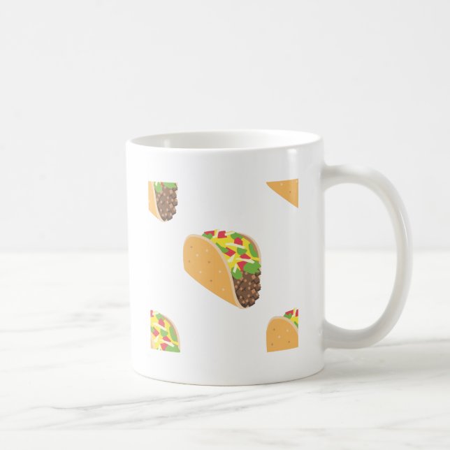 Caneca De Café emoji taco (Direita)