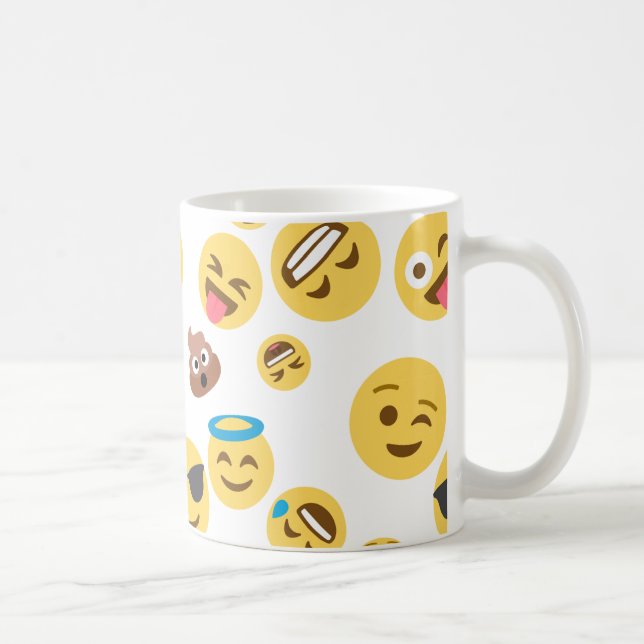 Caneca De Café Emojis louco (Direita)