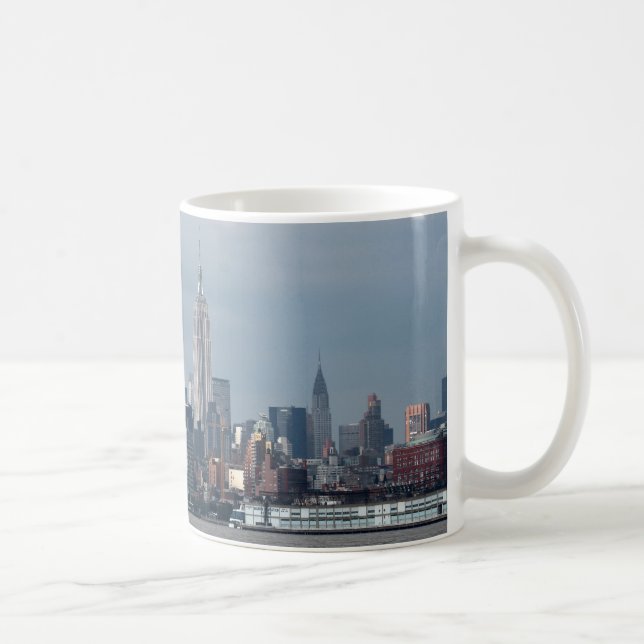 Caneca De Café Empire State Building New York EUA (Direita)