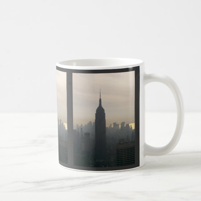 Caneca De Café Empire State Building no crepúsculo (Direita)
