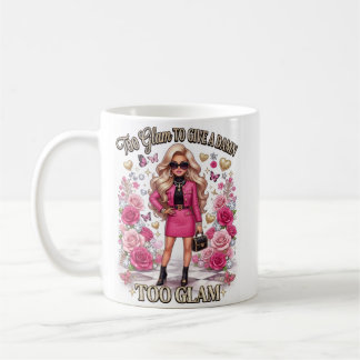 Caneca De Café empoderamento de mulheres glamorosas