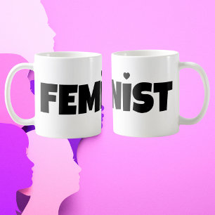 Caneca De Café Empoderamento Feminino Feminismo Feminista Moderna