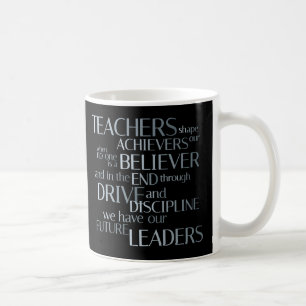 Caneca De Café Empreendedores da forma dos professores
