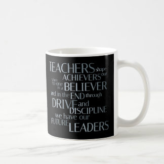 Caneca De Café Empreendedores da forma dos professores