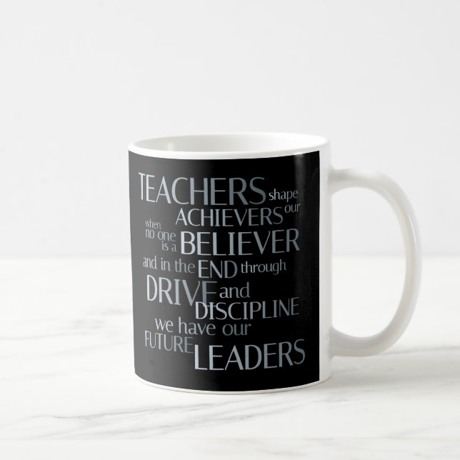 Caneca De Café Empreendedores da forma dos professores (Direita)