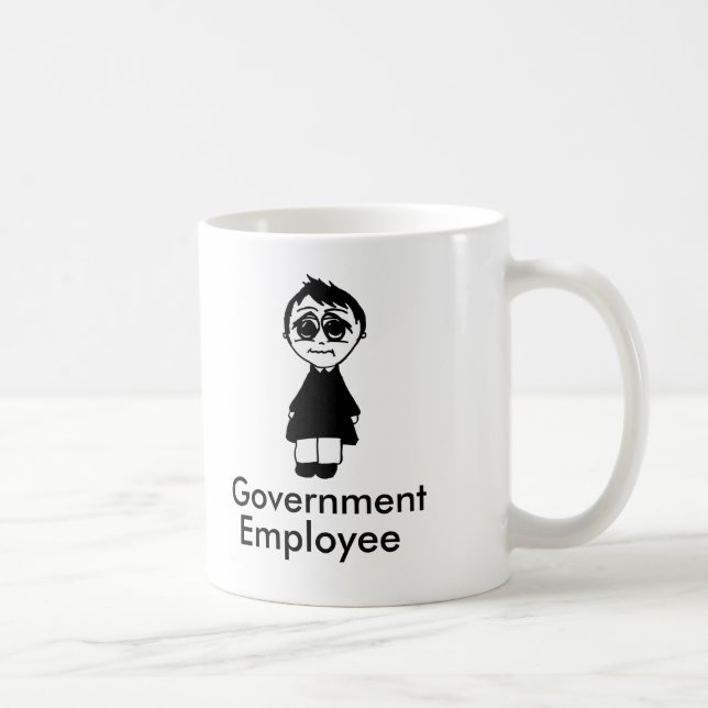 Caneca De Café Empregado do governo (Direita)