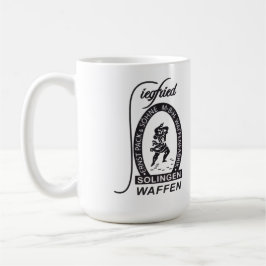 Caneca De Café Empresa alemã Siegfried Waffen Ernst Pack & Sohne
