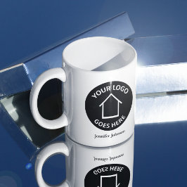 Caneca De Café Empresa Imobiliária Adicione Seu Realce Personaliz