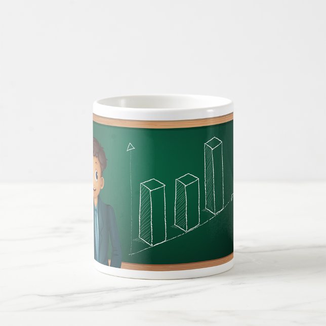 Caneca De Café Empresário Apresentando Mug (Criador carregado)