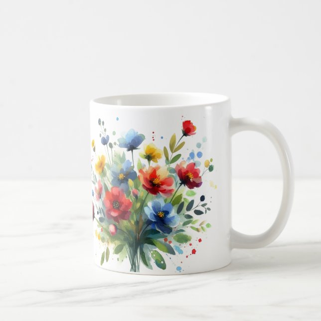 Caneca De Café En bukett vilda blommor (Direita)