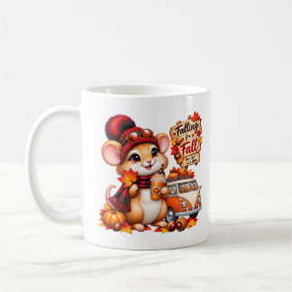 Caneca De Café Enamorando-se do Outono — Uma Folha de Cada Vez |