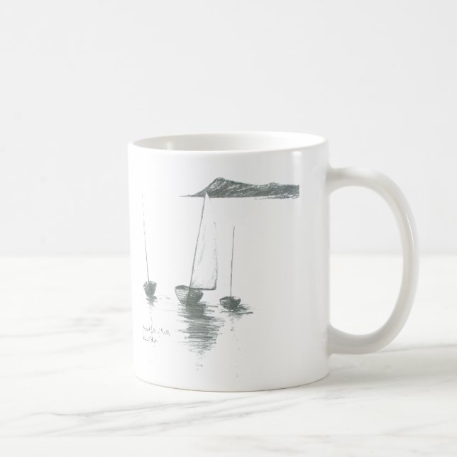 Caneca De Café Encalhado, ilhas de Scilly (Direita)